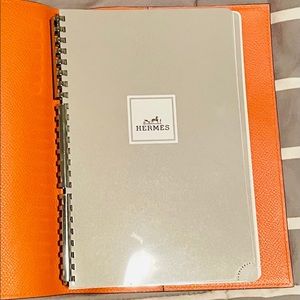 Hermes Globe Trotter Blank Agenda Refill
